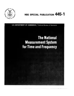 دانلود کتاب The National Measurement System for Time and Frequency 1976