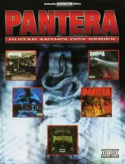 دانلود کتاب Pantera - Guitar Anthology Series - Authentic Guitar Tab Edition
