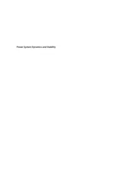 دانلود کتاب Power system dynamics and stability : with synchrophasor measurement and power system toolbox Second edition