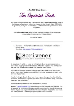 دانلود کتاب The RSP Cheat Sheet: Ten Superstar Tools