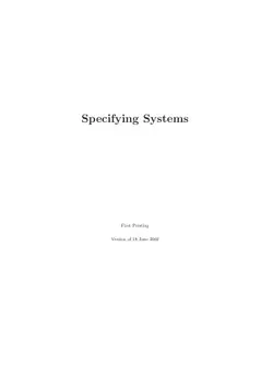 دانلود کتاب Specifying Systems: The TLA+ Language and Tools for Hardware and Software Engineers 1st