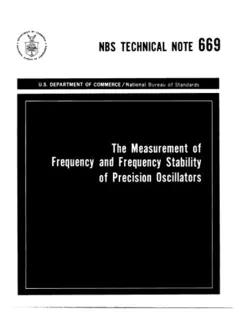 دانلود کتاب The Measurement of Frequency and Frequency Stability of Precision Oscillators 1975