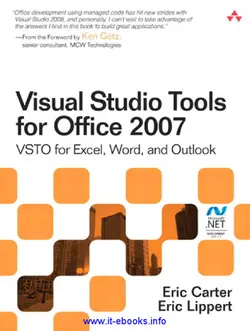 دانلود کتاب Visual Studio Tools for Office 2007: VSTO for Excel, Word, and Outlook 2009