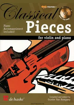 دانلود کتاب Classical pieces for violin and piano [Piano accompaniment included!] 2007