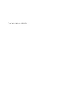 دانلود کتاب Power system dynamics and stability with synchrophasor measurement and power system toolbox Second edition