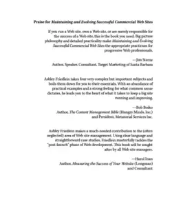 دانلود کتاب Maintaining and Evolving Successful Commercial Web Sites. Managing Change, Content, Customer Relationships, and Site Measurement 2003