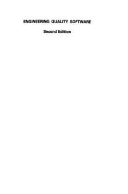 دانلود کتاب Engineering Quality Software: A Review of Current Practices, Standards and Guidelines including New Methods and Development Tools ویرایش 2