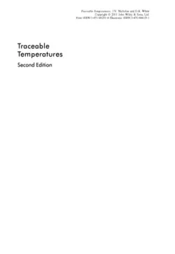 دانلود کتاب Traceable Temperatures: An Introduction to Temperature Measurement and Calibration, Second Edition 2001