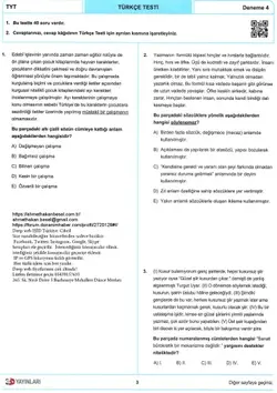 دانلود کتاب Çözüm 3D 10 TYT Türkçe Deneme 4 2019