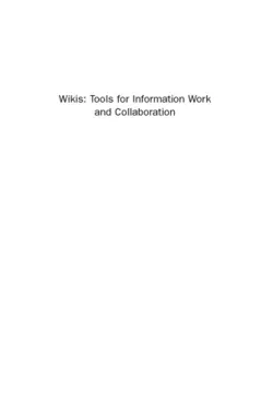 دانلود کتاب Wikis. Tools for Information Work and Collaboration ویرایش 1