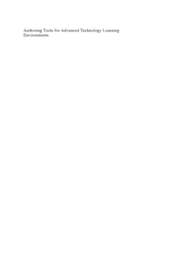 دانلود کتاب Authoring Tools for Advanced Technology Learning Environments: Toward Cost-Effective Adaptive, Interactive and Intelligent Educational Software ویرایش 1