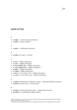دانلود کتاب Handbook of Bibliometric Indicators: Quantitative Tools for Studying and Evaluating Research ویرایش 1