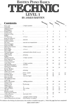 دانلود کتاب Piano Basics Level 1-Technic