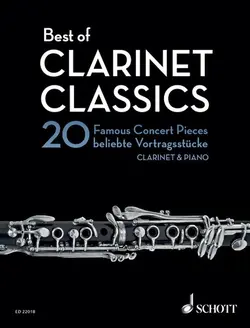 دانلود کتاب Best of Clarinet Classics: 20 Famous Concert Pieces for Clarinet and Piano