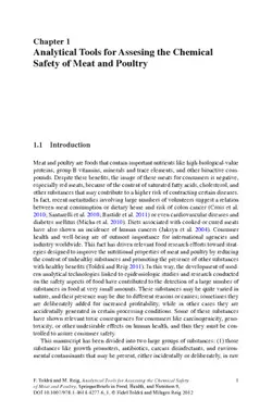 دانلود کتاب Analytical tools for assessing the chemical safety of meat and poultry ویرایش 1