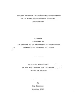 دانلود کتاب Controls necessary for quantitative measurement of in vitro bacteriostasis caused by sulfonamides