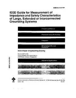 دانلود کتاب IEEE Guide for Measurement of Impedance and Safetycharacteristics of Large, Extended or Inter... 1st edition