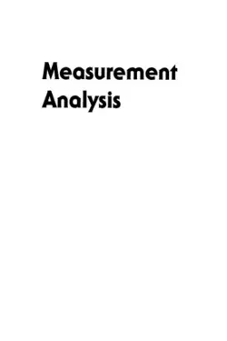 دانلود کتاب Measurement analysis : an introduction to the statistical analysis of laboratory data in physics, chemistry and the life sciences 2000