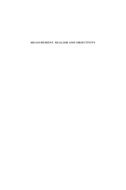 دانلود کتاب Measurement, Realism and Objectivity: Essays on Measurement in the Social and Physical Sciences ویرایش 1