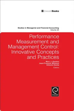 دانلود کتاب Performance Measurement and Management Control: Innovative Concepts & Practices (Studies in Managerial and Financial Accounting) 2010