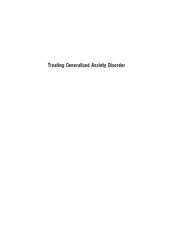 دانلود کتاب Treating Generalized Anxiety Disorder: Evidence-Based Strategies, Tools, and Techniques ویرایش 1