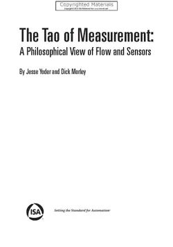 دانلود کتاب The Tao of Measurement: A Philosophical View of Flow and Sensors 2016