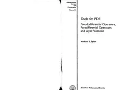 دانلود کتاب Tools for PDE: pseudodifferential operators, paradifferential operators, and layer potentials 2000