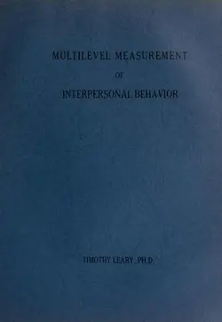 دانلود کتاب Multilevel Measurement of Interpersonal Behavior: A Manual for the Use of the Interpersonal System of Personality First Edition