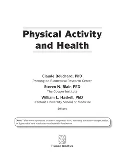 دانلود کتاب Physical Activity and Health ویرایش 1