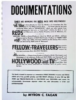 دانلود کتاب Documentations of the REDS and FELLOW TRAVELLERS in HOLLYWOOD and TV