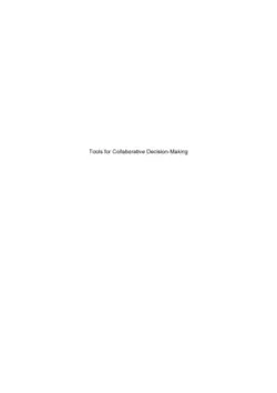 دانلود کتاب Tools for Collaborative Decision-Making 2013