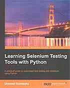 دانلود کتاب Learning selenium testing tools with python 2014