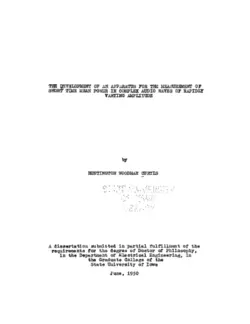 دانلود کتاب the Development of an Apparatus for the Measurement of Short Time Mean Power in Complex Audio Waves of Rapidly Varying Amplitude
