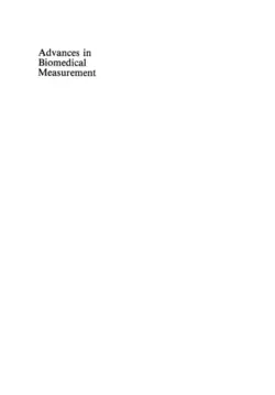 دانلود کتاب Advances in Biomedical Measurement ویرایش 1