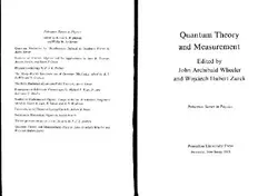 دانلود کتاب Quantum theory and measurement 1983