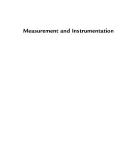 دانلود کتاب Measurement and Instrumentation. Theory and Application 2011