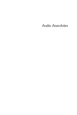 دانلود کتاب Audio Anecdotes: Tools, Tips, and Techniques for Digital Audio v. 1 2004