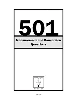 دانلود کتاب 501 Measurement & Conversion Questions (501 Series)