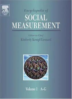 دانلود کتاب KEMPF. Encyclopedia of Social Measurement A-G 2005