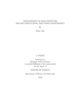 دانلود کتاب Devel. of HPGE Detector for Emittance Measurement [thesis] 2003