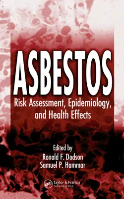 دانلود کتاب Asbestos: Risk Assessment, Epidemiology, And Health Effects ویرایش 1