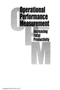 دانلود کتاب Operational performance measurement : increasing total productivity 1999