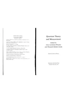 دانلود کتاب Quantum Theory and Measurement 1983