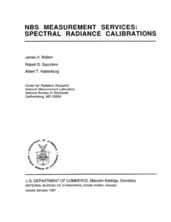 دانلود کتاب NBS Measurement Services: Spectral Radiance Calibrations 1987