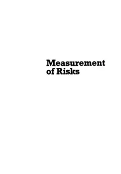 دانلود کتاب Measurement of Risks ویرایش 1