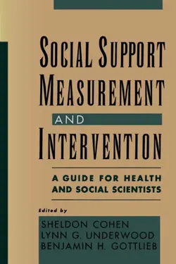 دانلود کتاب Social Support Measurement and Intervention: A Guide for Health and Social Scientists ویرایش 1