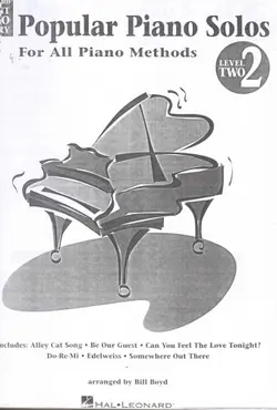 دانلود کتاب Popular Piano Solos: For All Piano Methods - Level 2: Hal Leonard Student Piano Library 1997