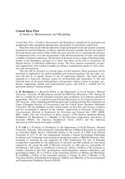 دانلود کتاب Crustal Heat Flow: A Guide to Measurement and Modelling 2001