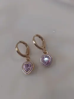 گوشواره آویز دار طرح گل ، قلب ، مهره