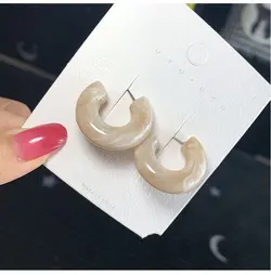 گوشواره طرح عاج فیل